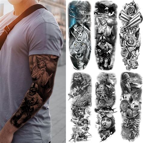 temporary tattoo arm sleeves